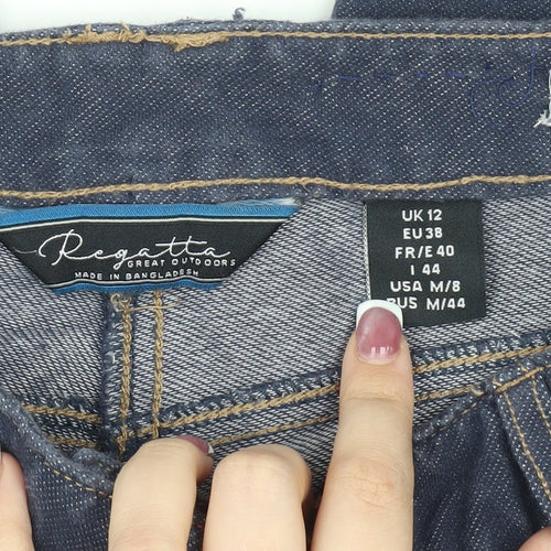 Regatta Women's Blue Straight-Leg Jeans Size 12