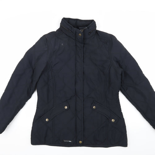 Trespass Unisex Black Quilted Jacket M Casual