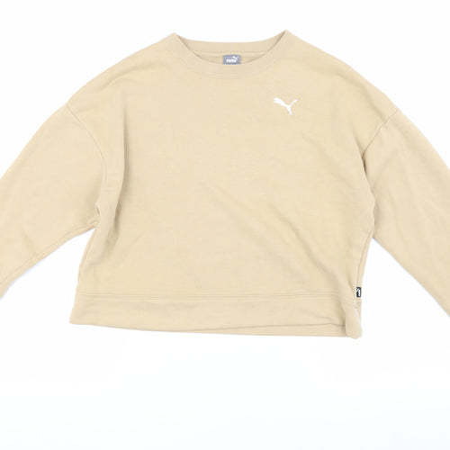Puma Women's Beige Pullover Sweatshirt UK 10