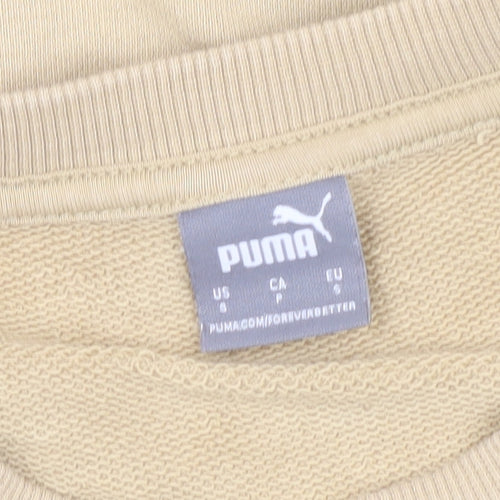 Puma Women's Beige Pullover Sweatshirt UK 10