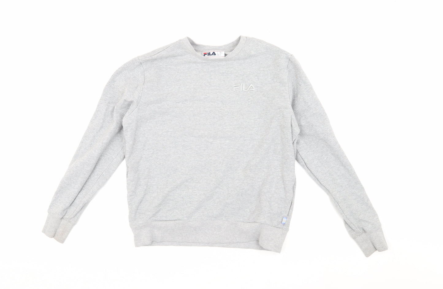 Fila Women's Grey Sweatshirt, Size S, Casual Pullover