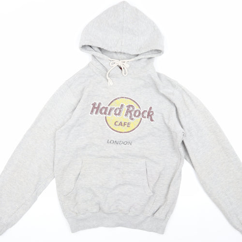 Hard Rock Cafe Grey Pullover Hoodie M Unisex