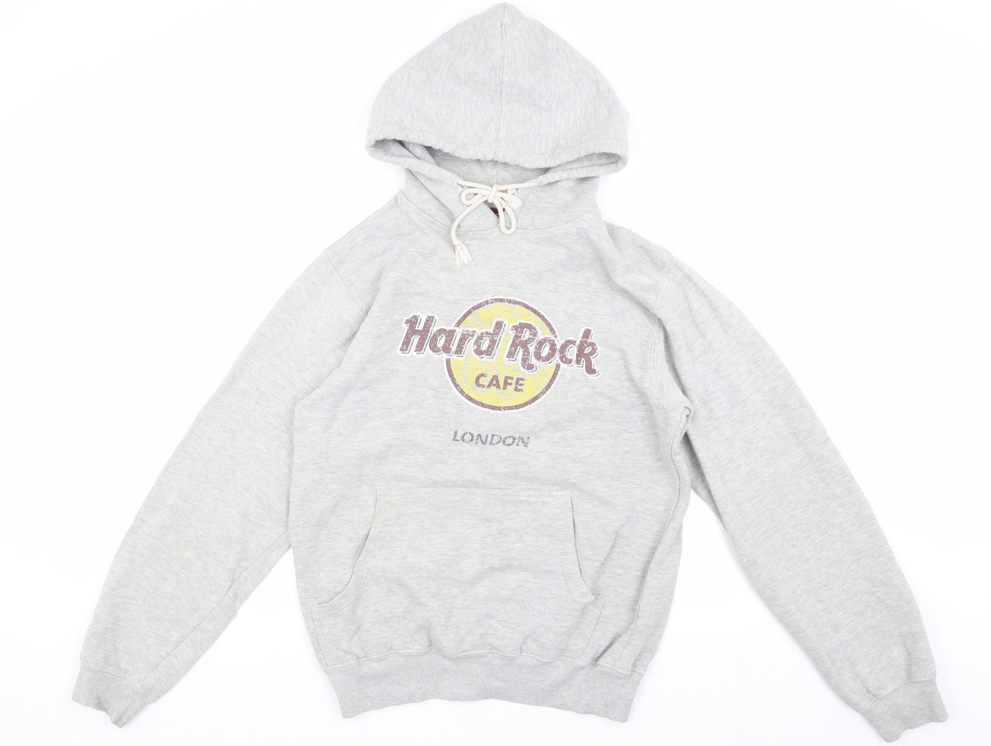 Hard Rock Cafe Grey Pullover Hoodie M Unisex