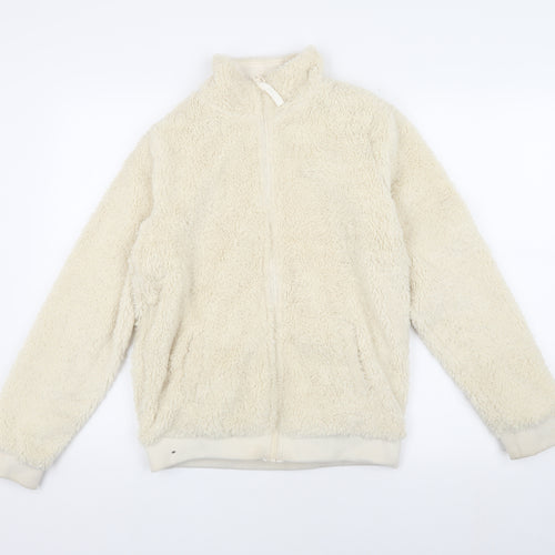 Mountain Warehouse Girls Ivory Fleece Sweatshirt, 14 Years