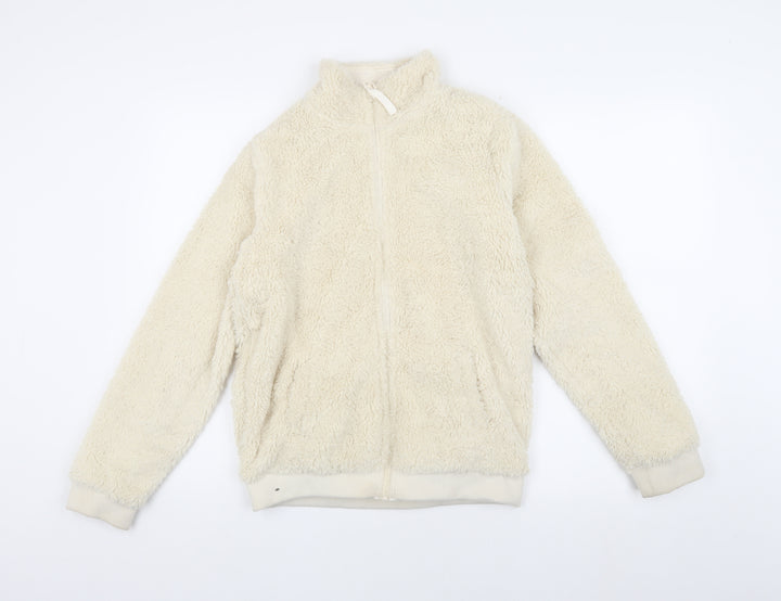 Mountain Warehouse Girls Ivory Fleece Sweatshirt, 14 Years