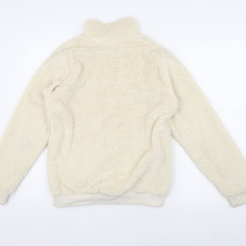 Mountain Warehouse Girls Ivory Fleece Sweatshirt, 14 Years