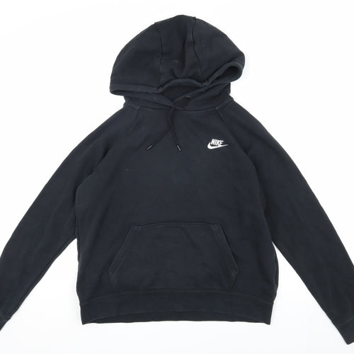 Nike Men's Black Pullover Hoodie M Logo