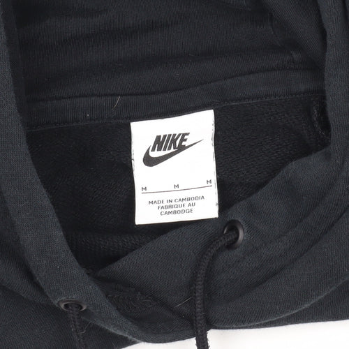 Nike Men's Black Pullover Hoodie M Logo
