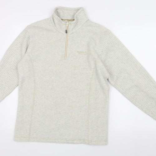 Regatta Women's Ivory Striped Pullover Sweatshirt 14