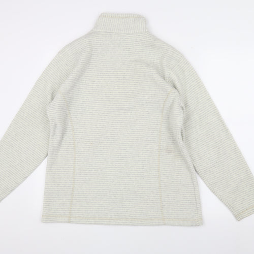 Regatta Women's Ivory Striped Pullover Sweatshirt 14