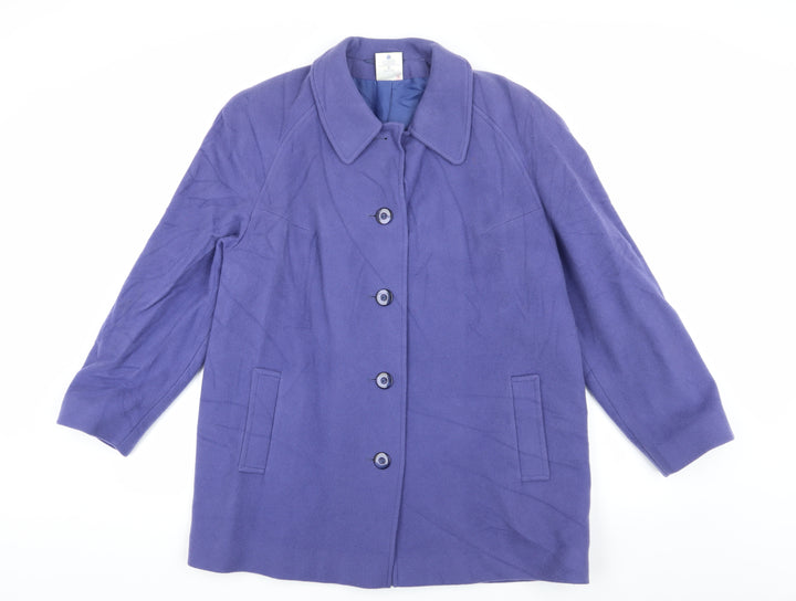 Eastex Women's Purple Wool Coat Size 14