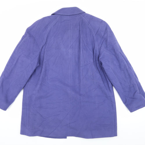 Eastex Women's Purple Wool Coat Size 14