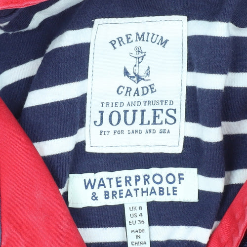 Joules Women's Red Hooded Jacket Size 8