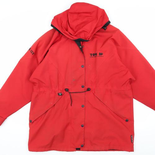 TOG 24 Women's Red Rain Jacket Size 12