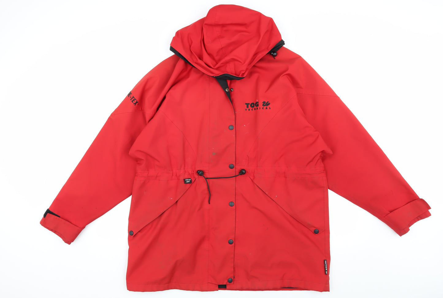 TOG 24 Women's Red Rain Jacket Size 12