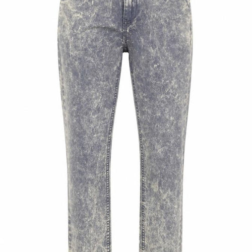 My Christy Women's Acid Wash Straight Jeans Blue