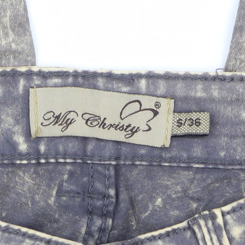 My Christy Women's Acid Wash Straight Jeans Blue