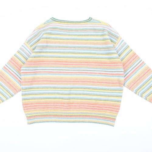 ee:some Women's Multicoloured Striped Henley Jumper M