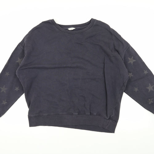 Hush Women's Black Star Sweatshirt L - Trendy Casual Wear