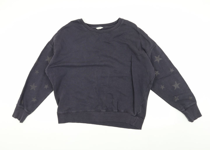 Hush Women's Black Star Sweatshirt L - Trendy Casual Wear