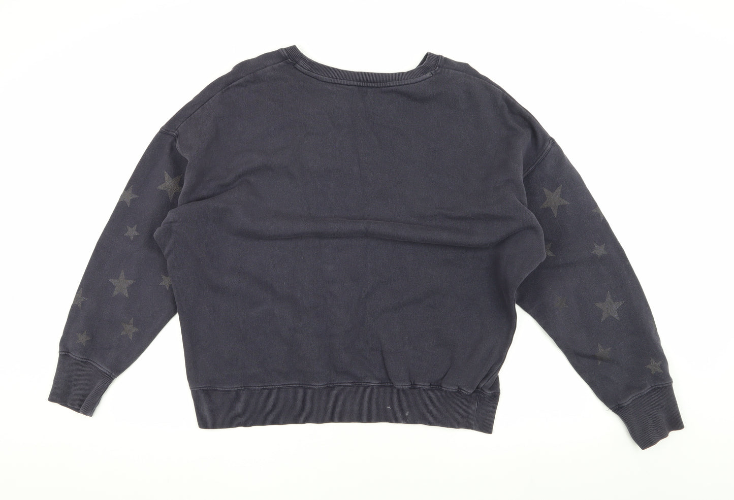 Hush Women's Black Star Sweatshirt L - Trendy Casual Wear