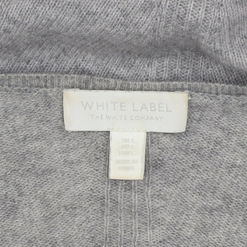 The White Company Women’s Grey Cashmere Pullover Jumper