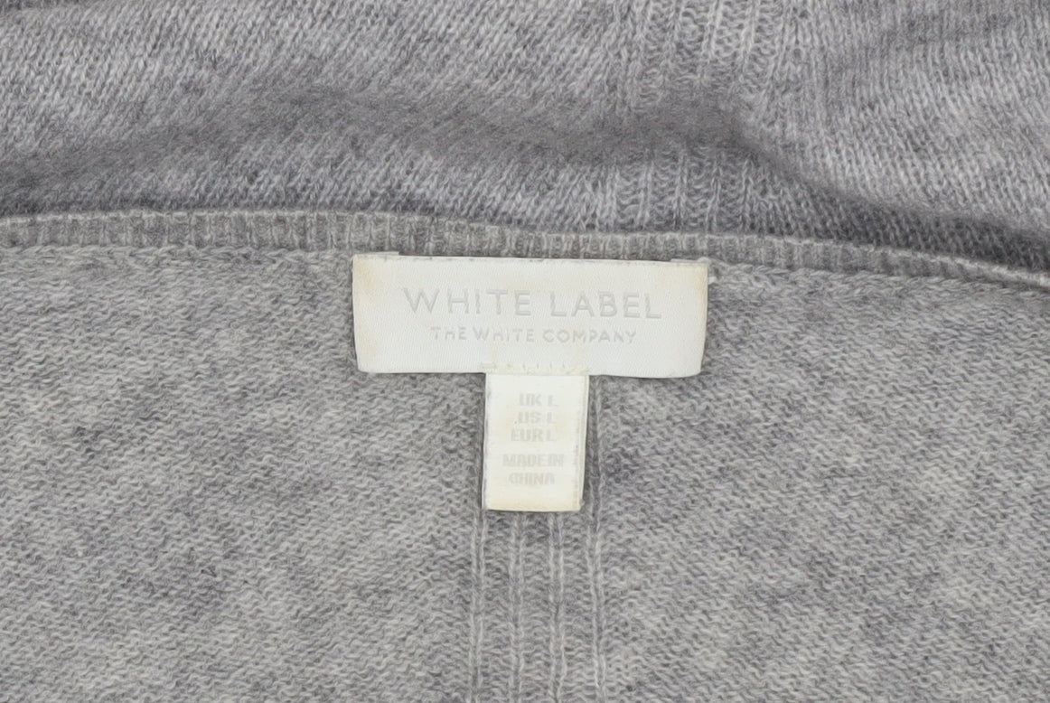 The White Company Women’s Grey Cashmere Pullover Jumper