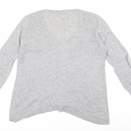 The White Company Women’s Grey Cashmere Pullover Jumper
