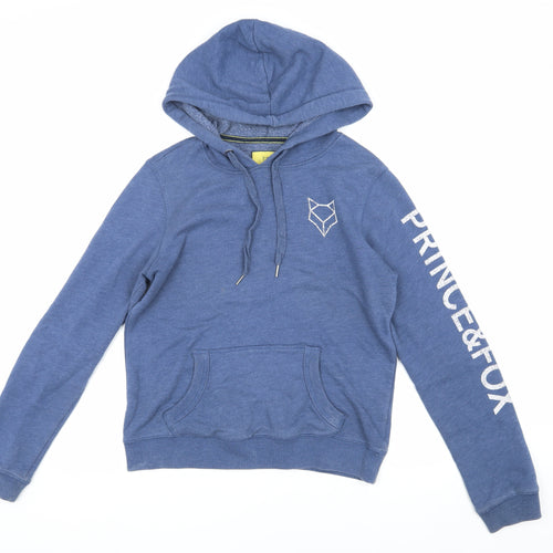 Prince & Fox Men's Blue Hoodie M Pullover Logo