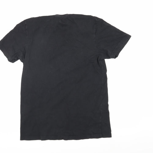 Adidas Men's Black Graphic Print T-Shirt M