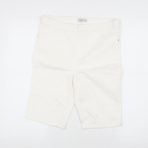 Papaya Women's White Bermuda Shorts Size 10