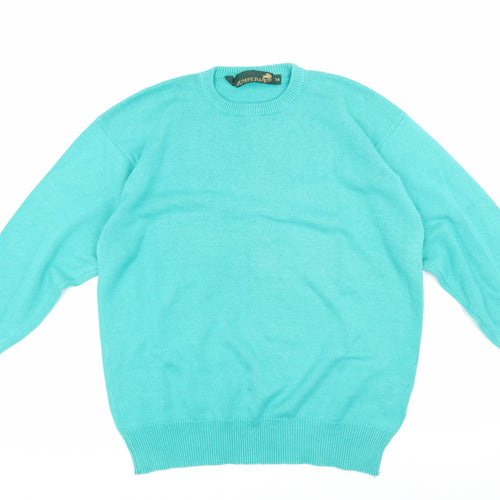 Jumpers Men's Blue Pullover Jumper - Crew Neck