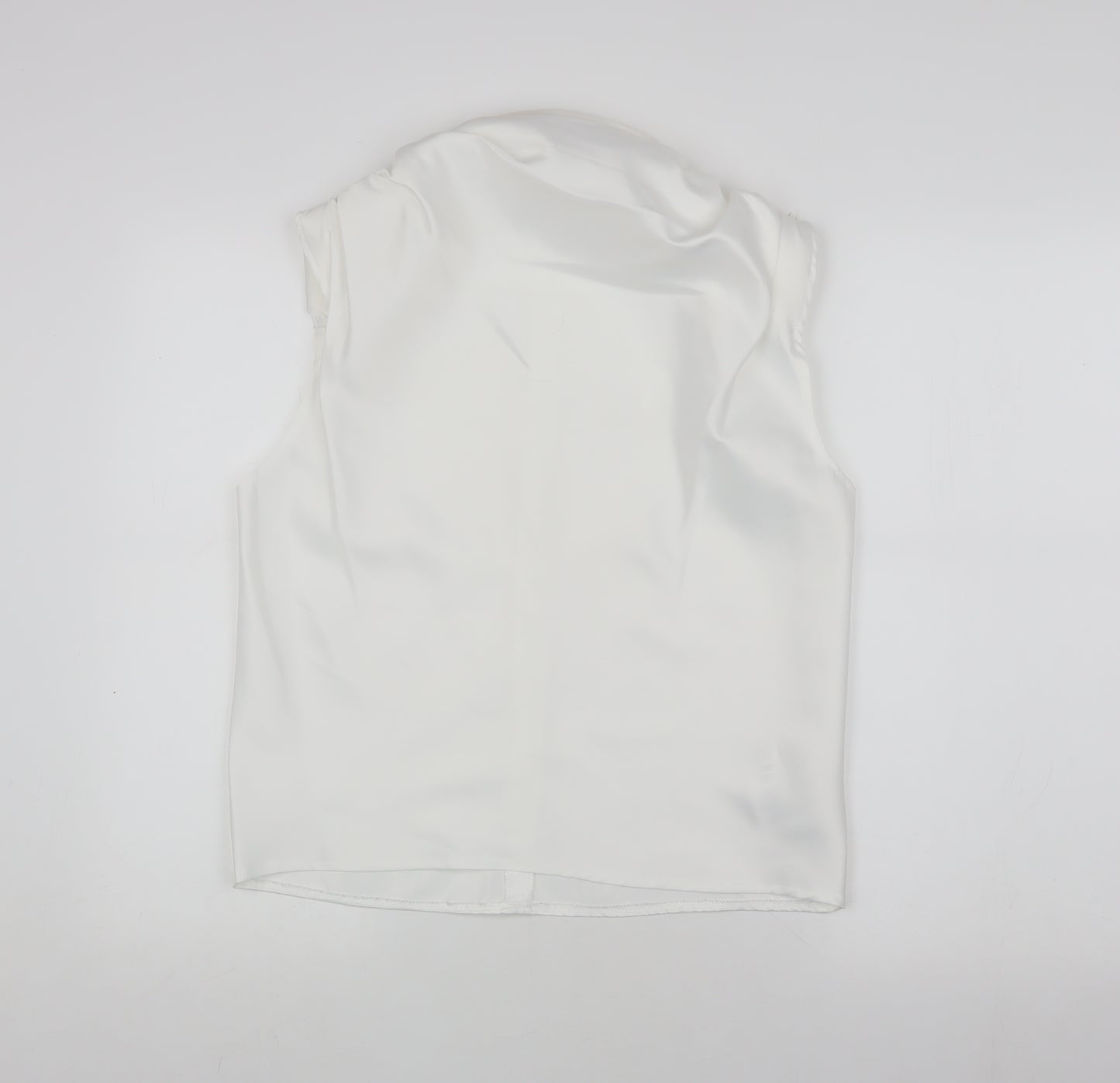 Missguided Women's White Sleeveless Top UK 8