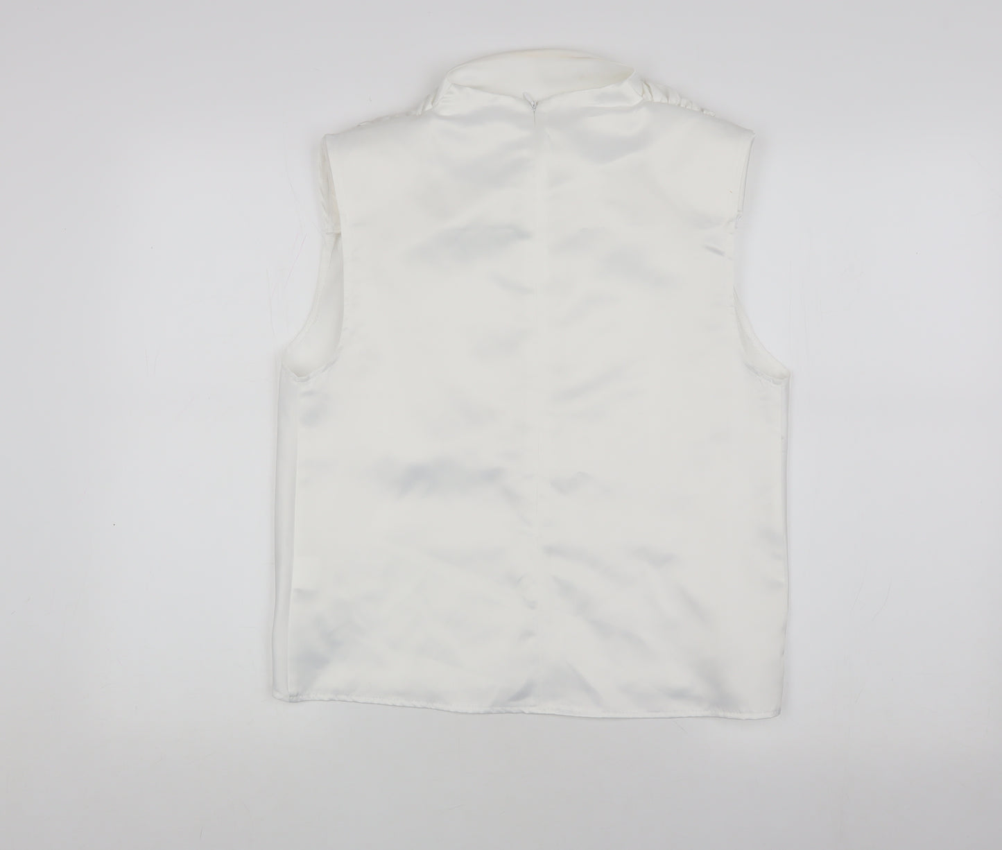 Missguided Women's White Sleeveless Top UK 8