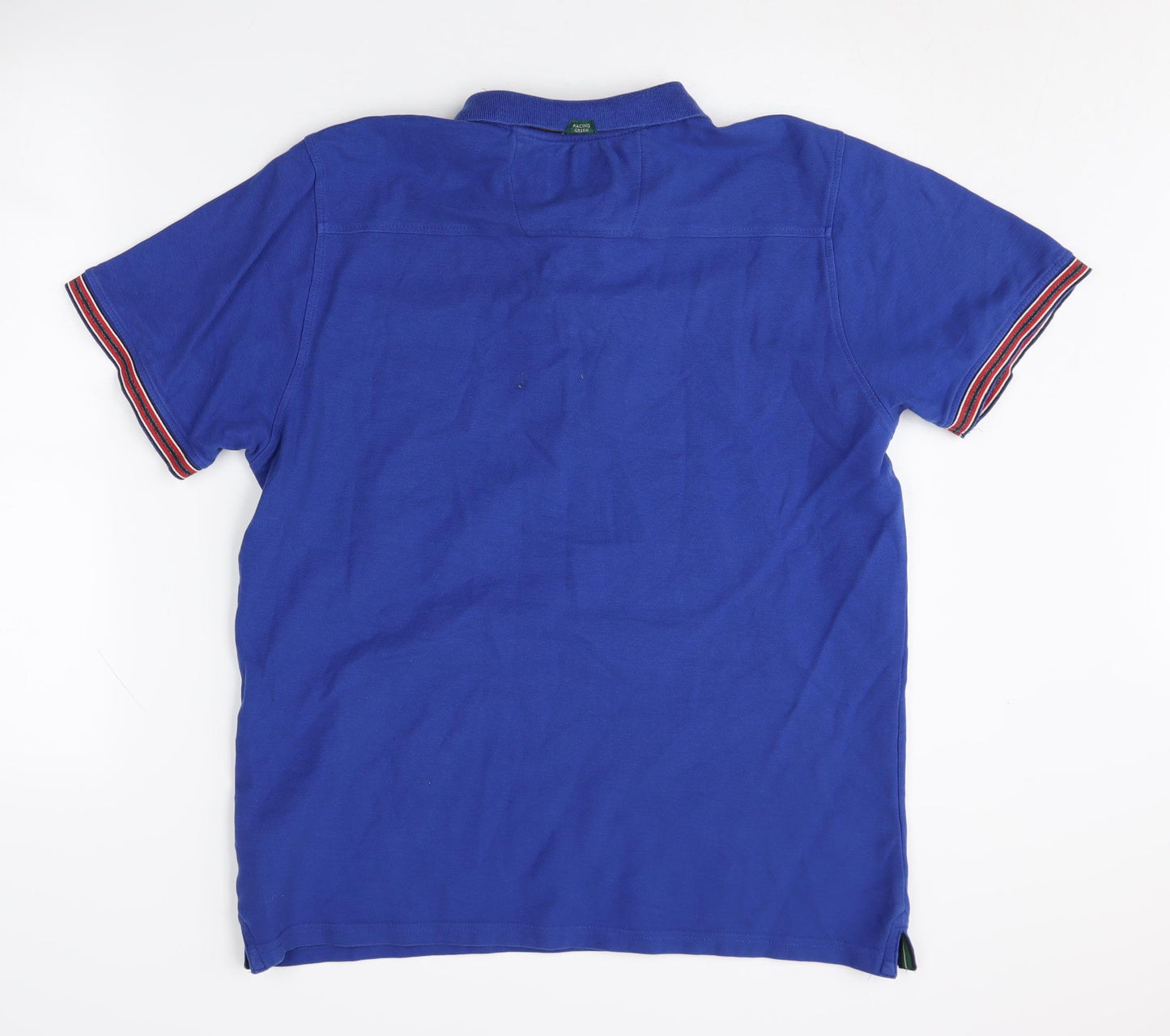 Racing Green Men's Blue Polo Shirt, Size L