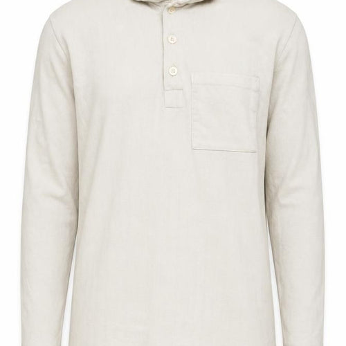 ASOS Men's Beige Long Sleeve Polo Shirt XS