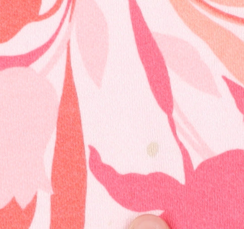 Marks and Spencer Women's Pink Floral A-Line Skirt