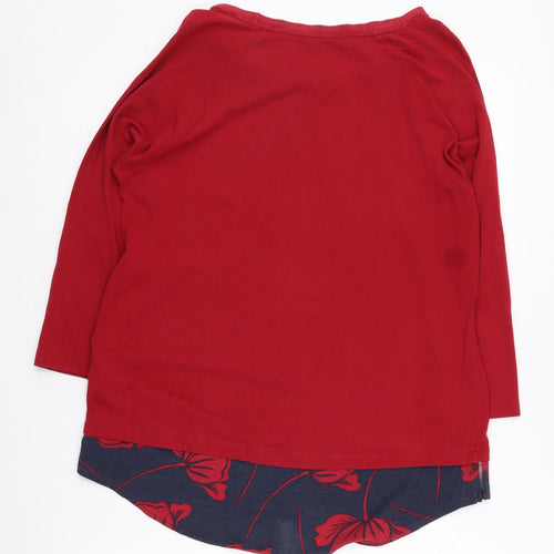 Marks and Spencer Women's Red Pullover Jumper, Size 14