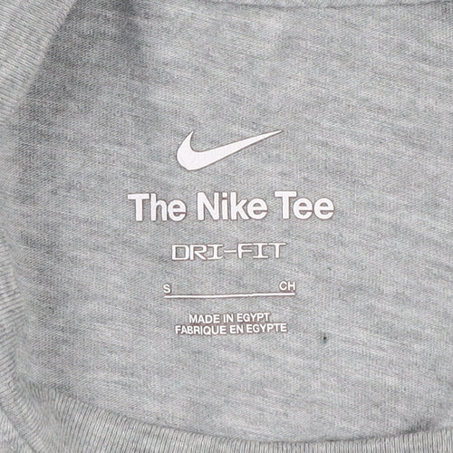 Nike Men's Grey Small Logo T-Shirt