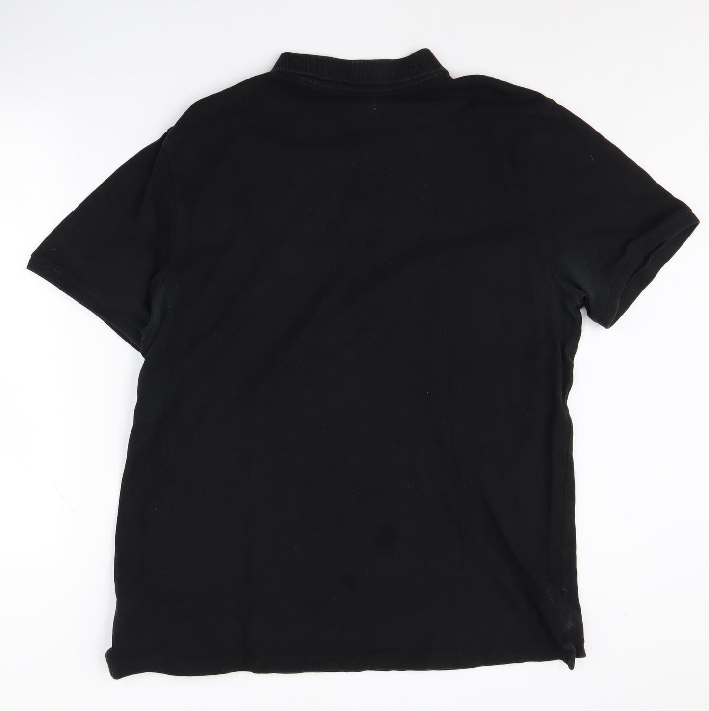 GAP Men's Black XL Stretch Pique Polo Shirt