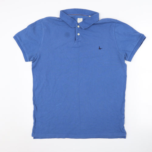 Jack Wills Men's Blue Polo, Size L