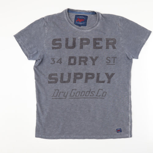 Superdry Men's Grey Graphic Print T-Shirt, S