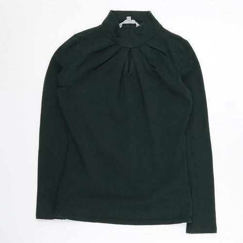 Redherring Women's Green Mock Neck Blouse Size 8