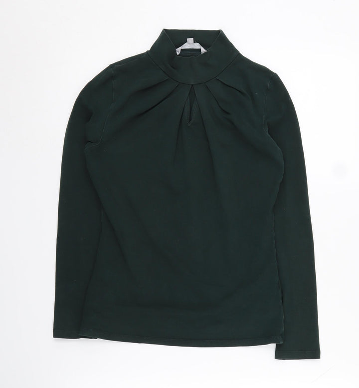Redherring Women's Green Mock Neck Blouse Size 8