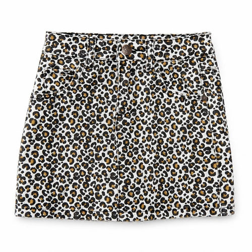 Marks and Spencer Girls Leopard Print Short Skirt 5-6 Years