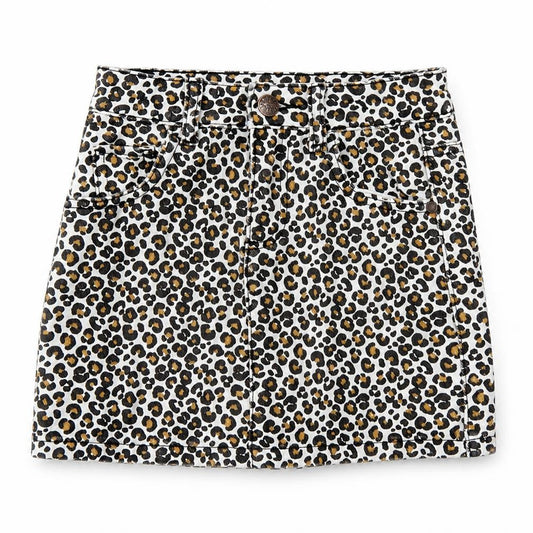 Marks and Spencer Girls Leopard Print Short Skirt 5-6 Years