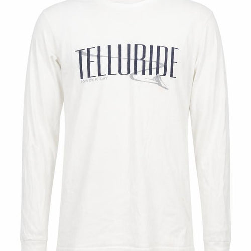 Outta Town Men's White Graphic Long Sleeve T-Shirt S