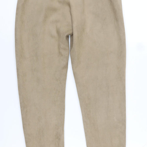 Zara Women's Beige Slim Fit Trousers XS