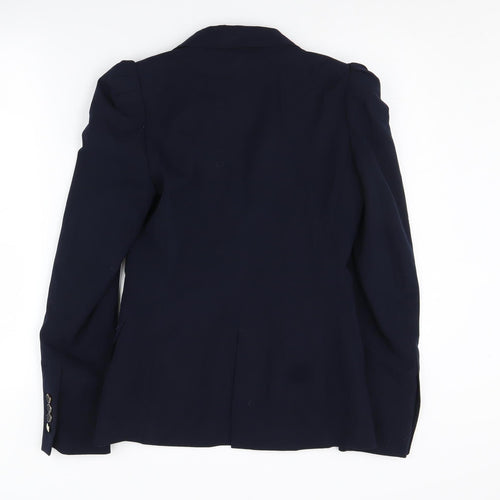 Zara Women's Blue XS Blazer Business Tailored Work Jacket