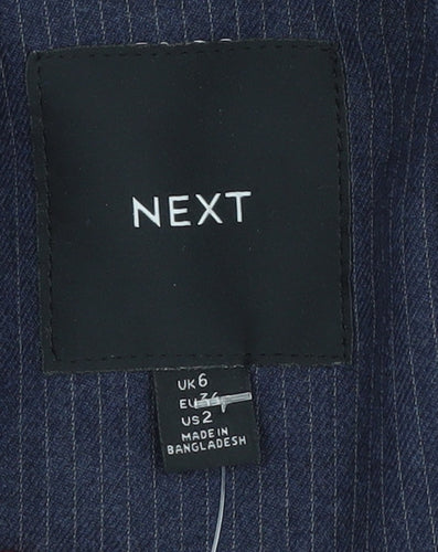Next Women's Navy Blazer UK 6 Pinstripe Classic